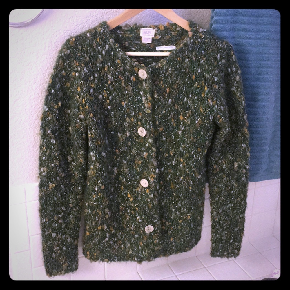 ALPs Cardigan Green